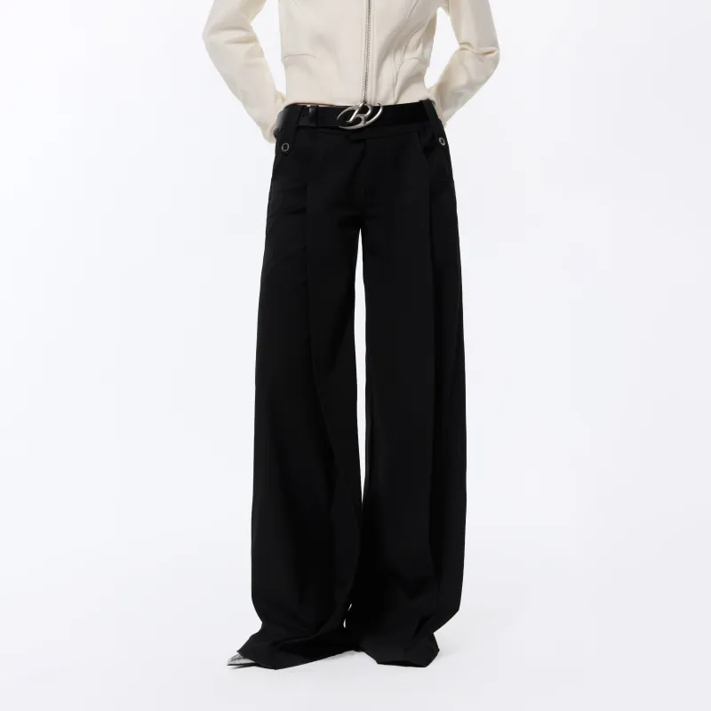 RUNTOTHEFUTURE Casual Pants Unisex Black-2