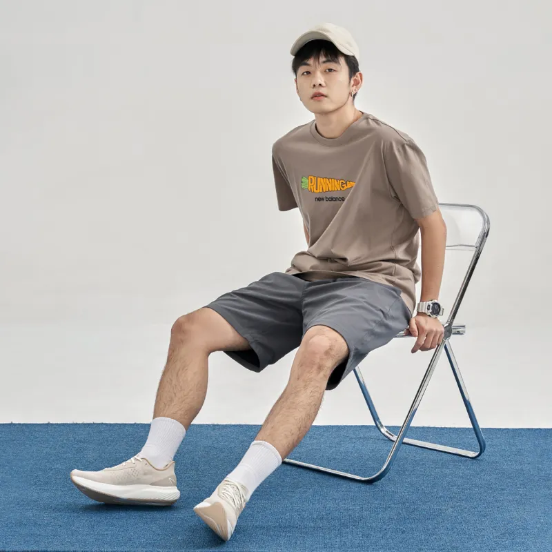 New Balance T Shirt Unisex Brown-5
