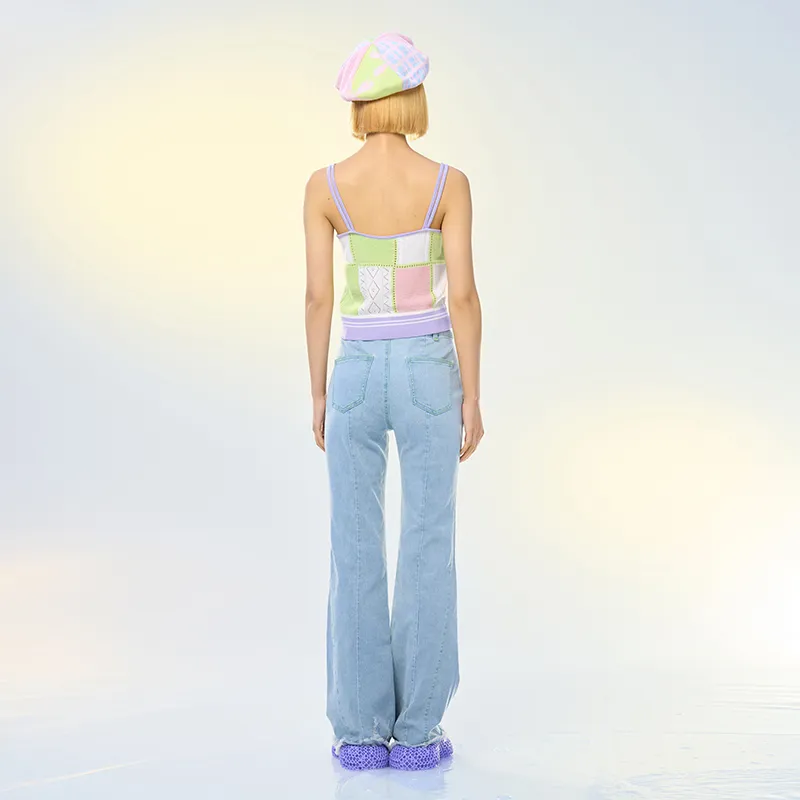 CHAU·RISING Chaurising Our Utopia Series Jeans Women's Light Blue-3