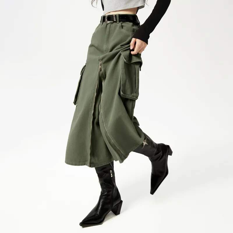 EPTISON WOMAN Denim Long Skirts Women's-12