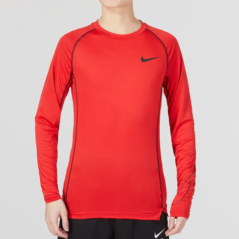 Nike T Shirts Men Red-2