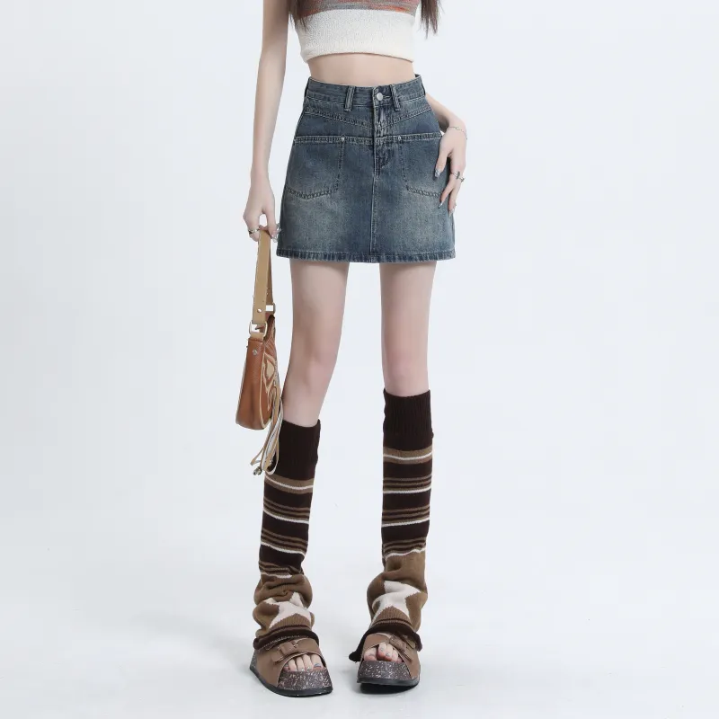 FLIM Denim Shorts Women's Vintage Blue-6