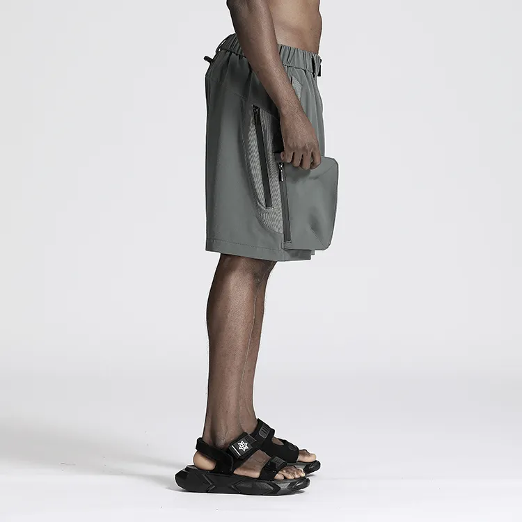 NORVINCY Loose Fit Multicolor Casual Shorts Unisex-9