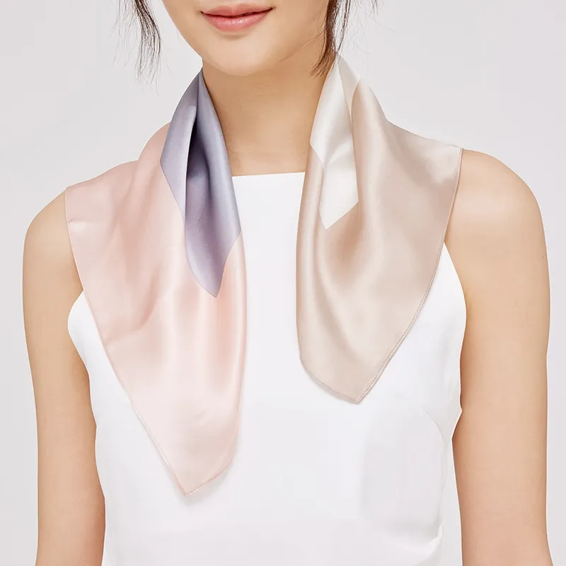 NAME.S 100% Mulberry Silk Scarves Women's Gift Box Set-2