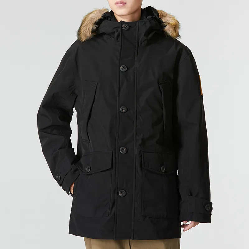 Timberland Windproof Windbreaker Jacket Men's Black-5