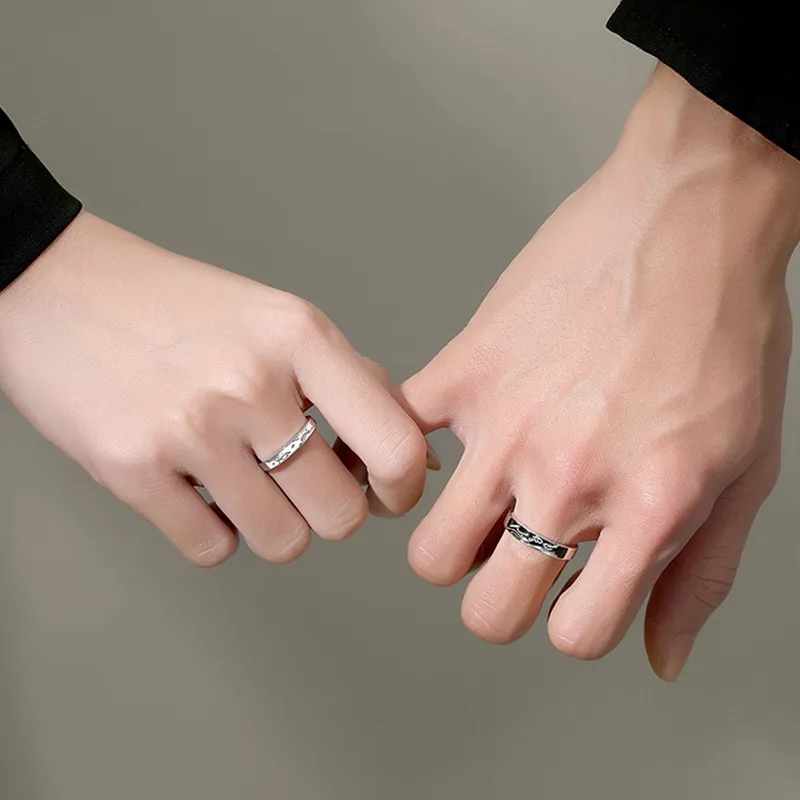 MOVER Rings Unisex Flying Bird And Swimming Fish Couple Ring-3