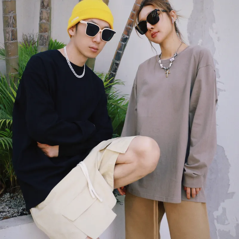 ZMOH Long Sleeved T Shirt Unisex-3