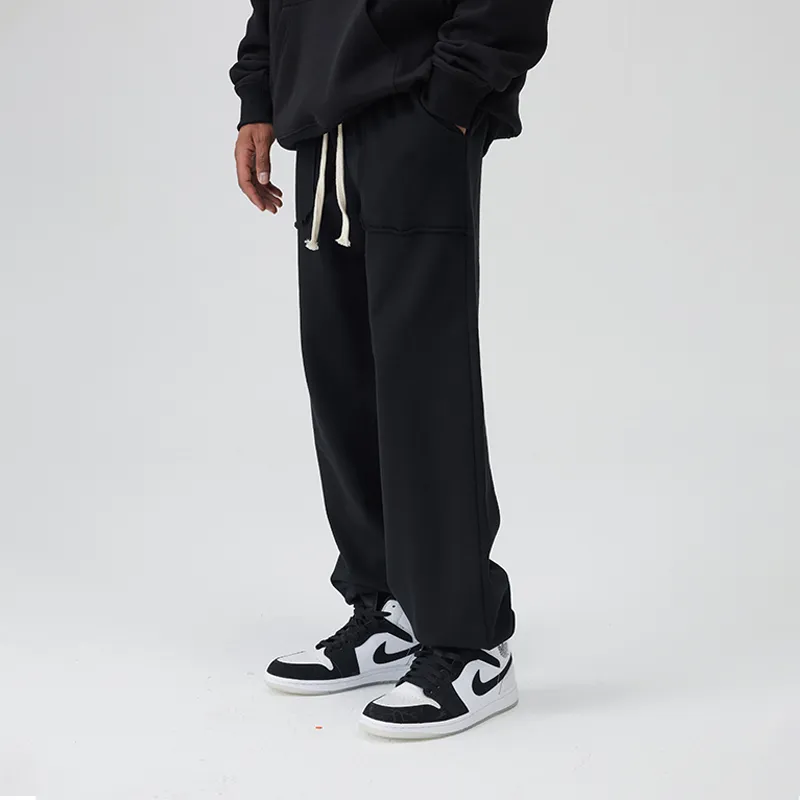 UFZ Knitted Sweatpants Unisex Black-5