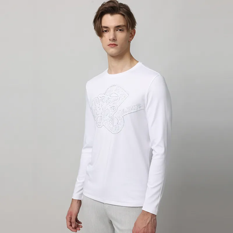 RARE FW22 Long Sleeved T Shirt Men's White-3