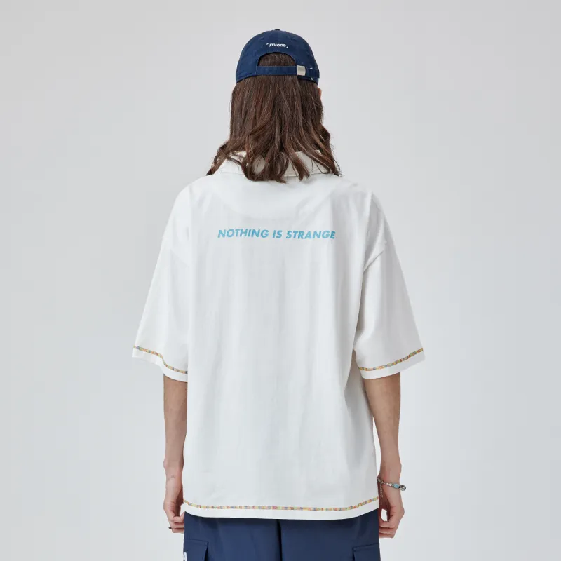Guuka Short Sleeved T Shirts Men's White-7