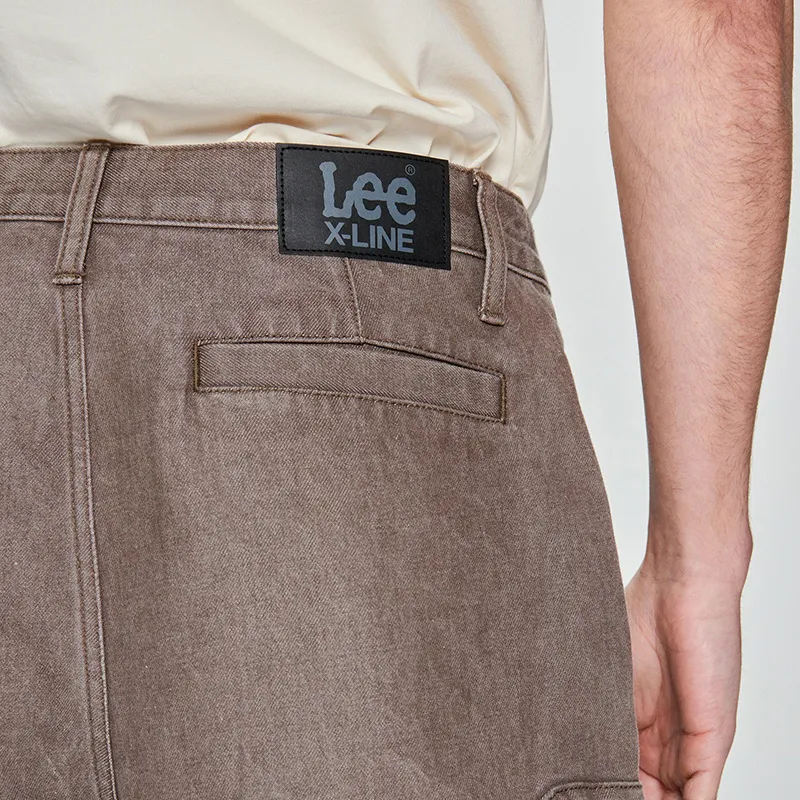 Lee Denim Shorts Men Brown-5