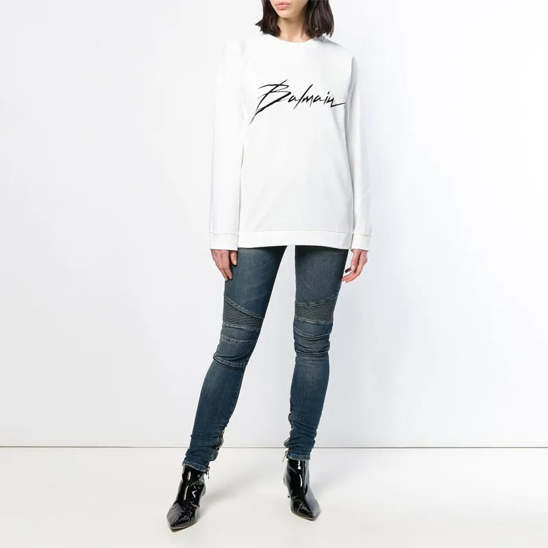 BALMAIN Sweatshirts Women's White-1