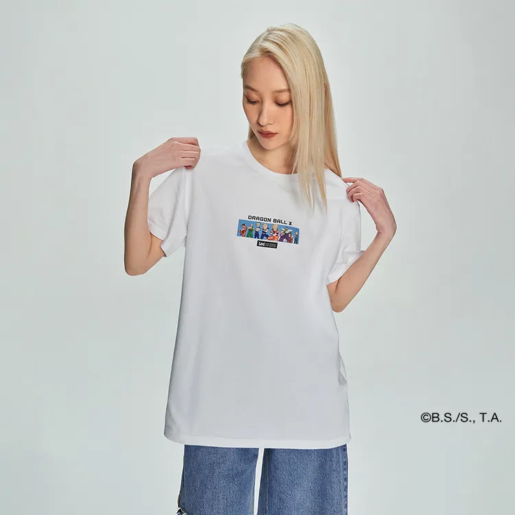 Dragon Ball X Lee Xline X Dragon Ball Z Co branded Series T Shirts Unisex White-3