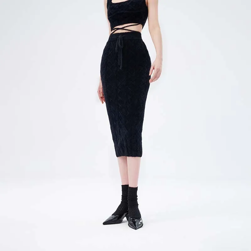 AZEPAM Casual Long Skirts Women's-2