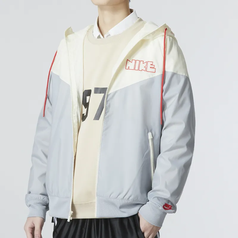 Nike Jackets Men Light Gray-4