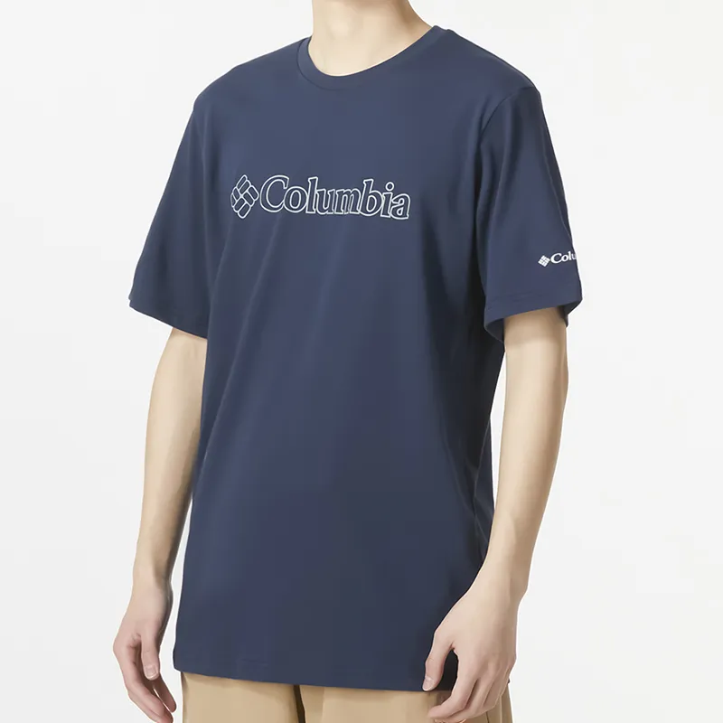Columbia SS24 T Shirt Men's Royal Blue-4