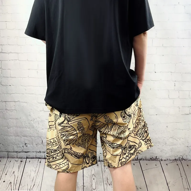 COBMASTER Casual Shorts Unisex Ecru-3