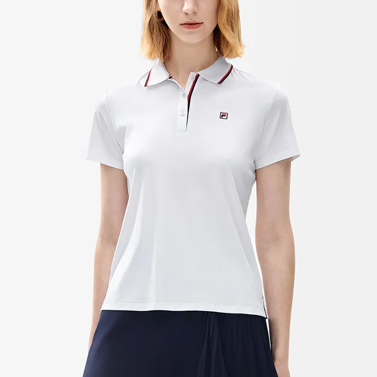 FILA Polo Shirts Women's Standard White-3