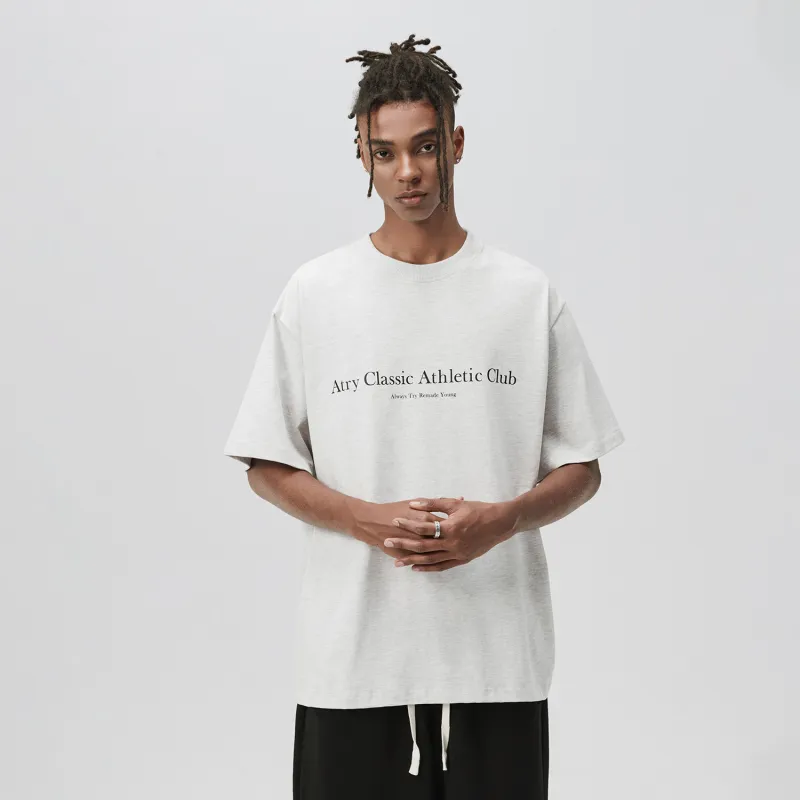 Atry Alphabet Slogan Series T Shirts Unisex-10