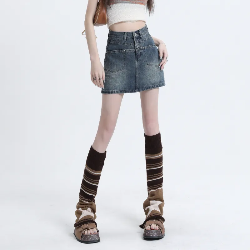 FLIM Denim Shorts Women's Vintage Blue-2