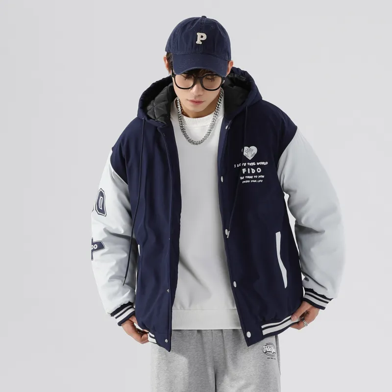 FIDO DIDO Puffer Jackets Unisex-17