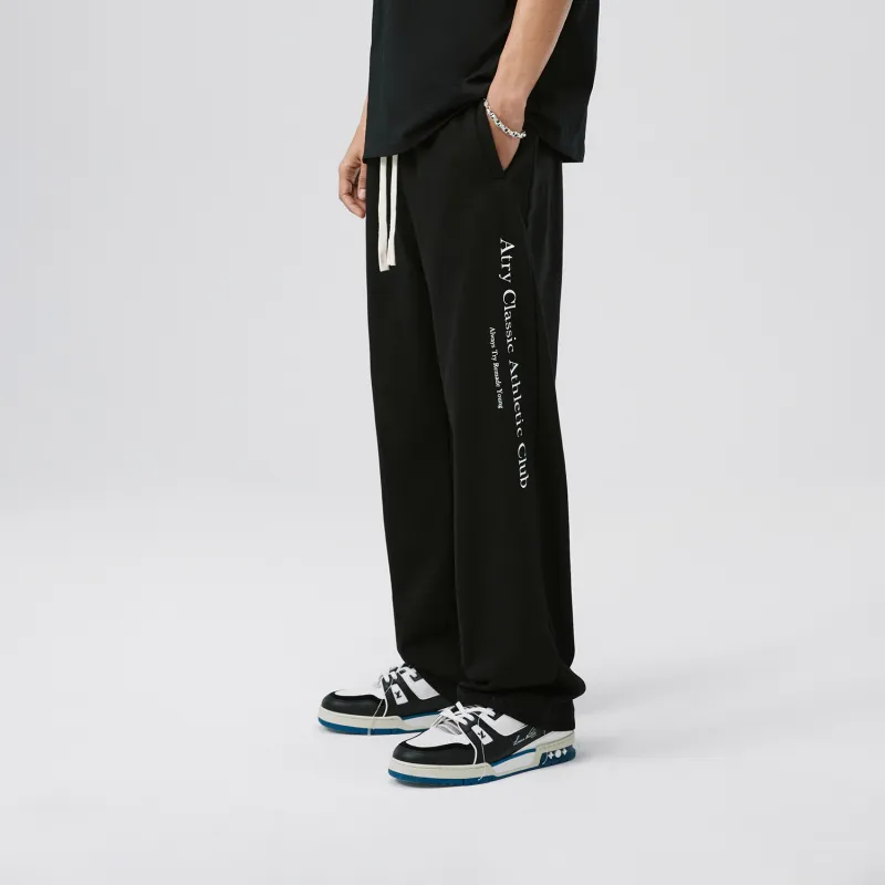 Atry Alphabet Slogan Series Casual Pants Men-8