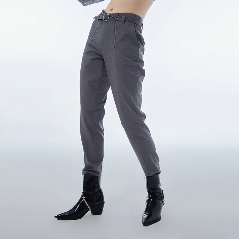 D. MARTINA QUEEN Casual Pants Women's Gray-3