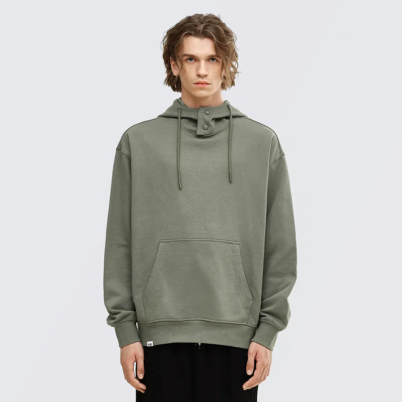 BAGGL Lapel Loose Fit Sweatshirt Unisex-7