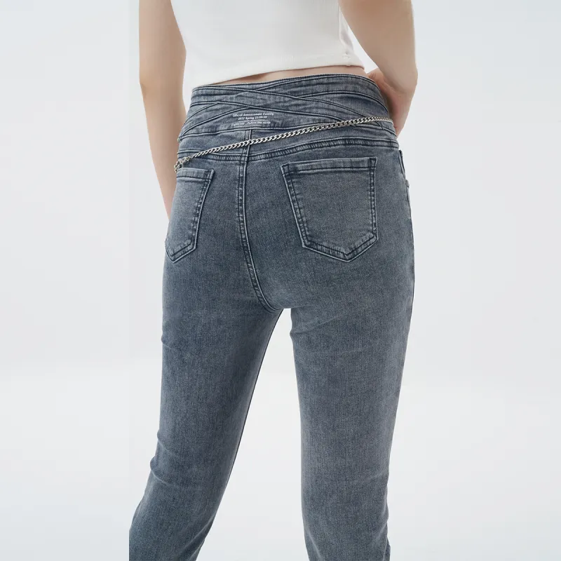 LINCchic Slim Fit Pants Jeans Women's-5