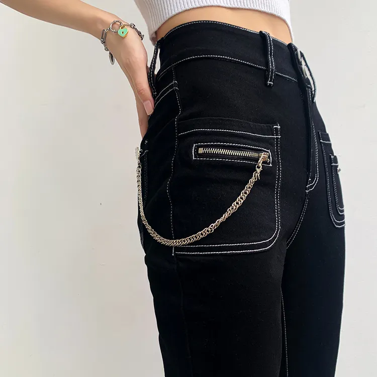 MacyMccoy Straight Jeans Women's Black-7