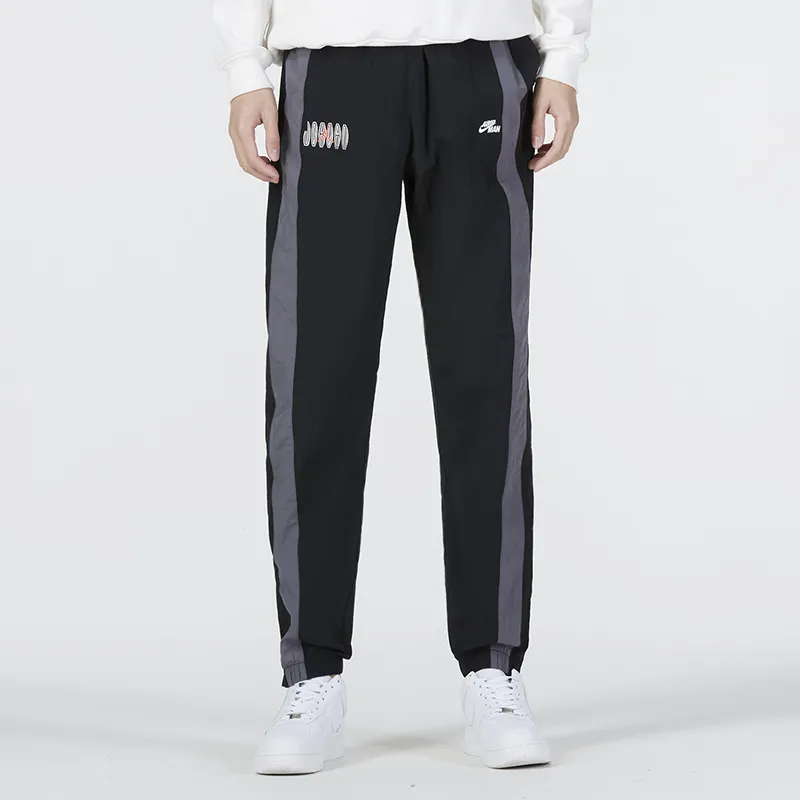 Jordan Knitted Sports Pants Men's Black-2