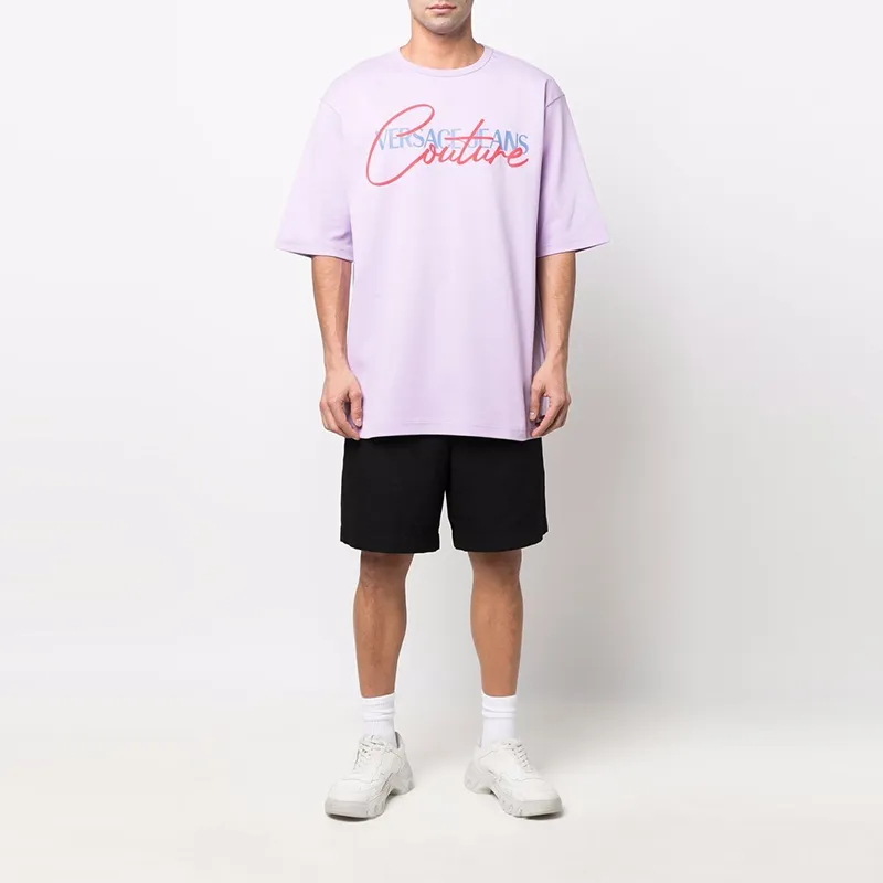 VERSACE JEANS COUTURE FW22 T Shirt Men's Purple-2