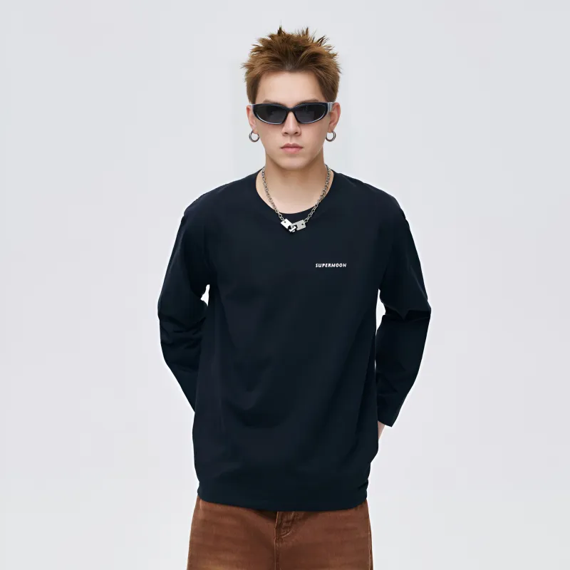 SUPERMOON Heavyweight Long-Sleeved T-Shirt Unisex-10