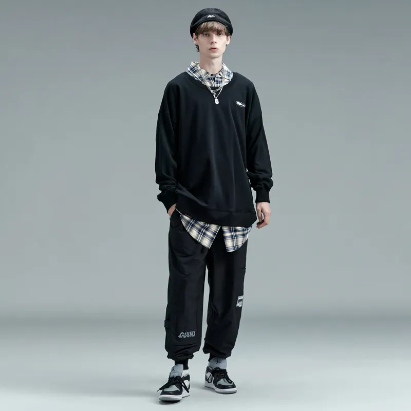 Guuka Sweatshirts Unisex Black-2