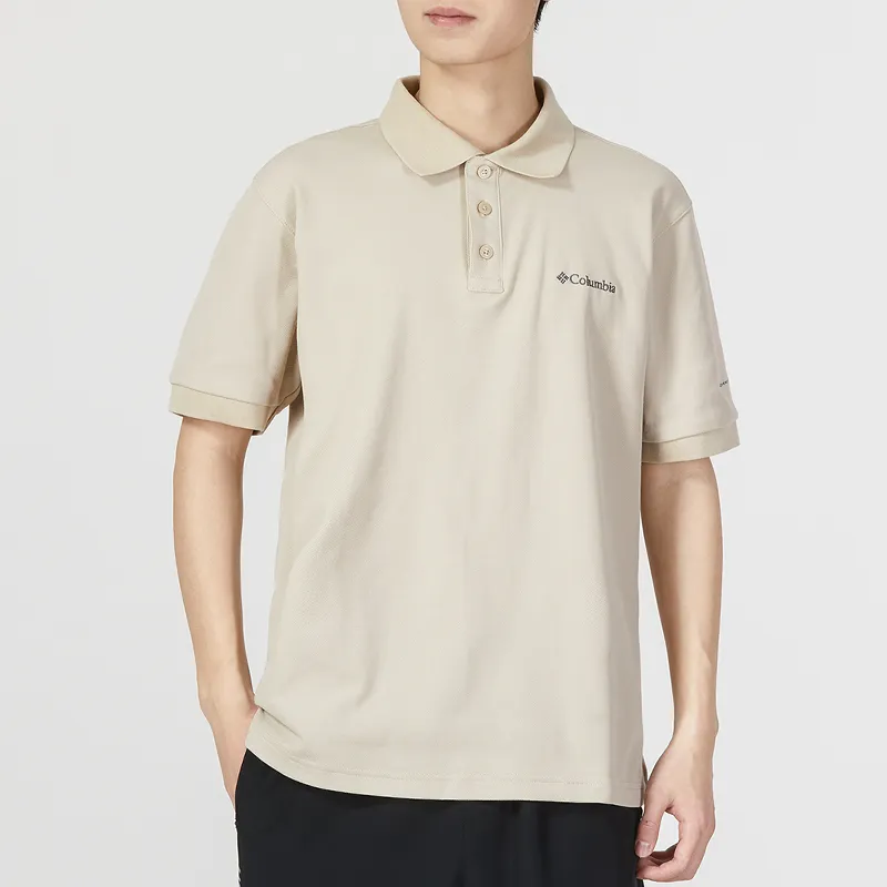 Columbia Polo Shirt Men's Khaki-2