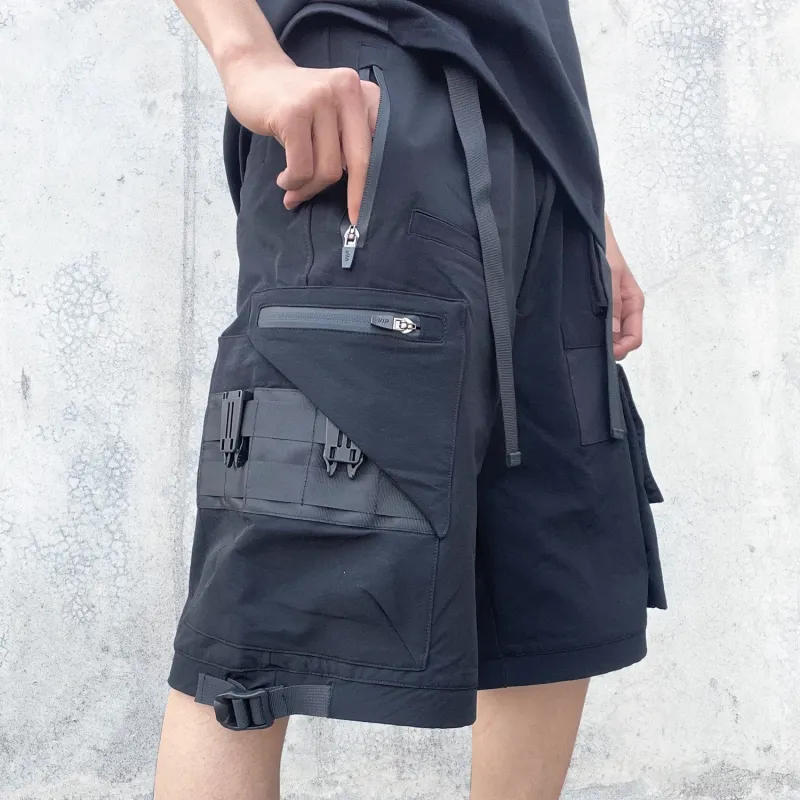 VIP Cargo Shorts Men Black-8