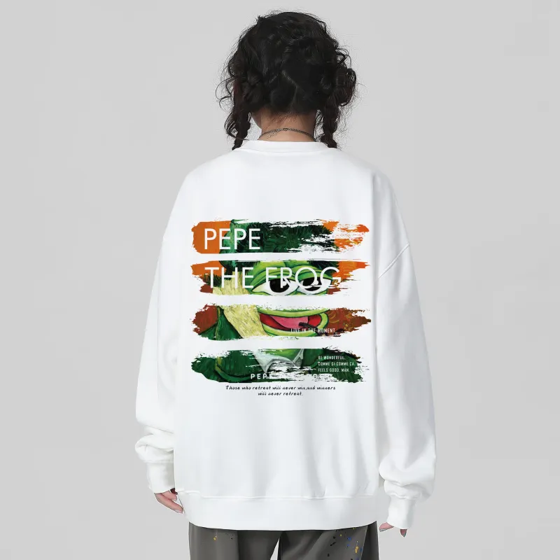 Pepe The Frog Sweatshirt Unisex-5