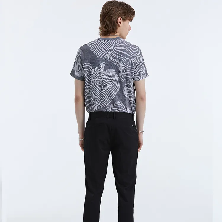 DAVID NAMAN SS22 T Shirt Men's Dark Gray-4