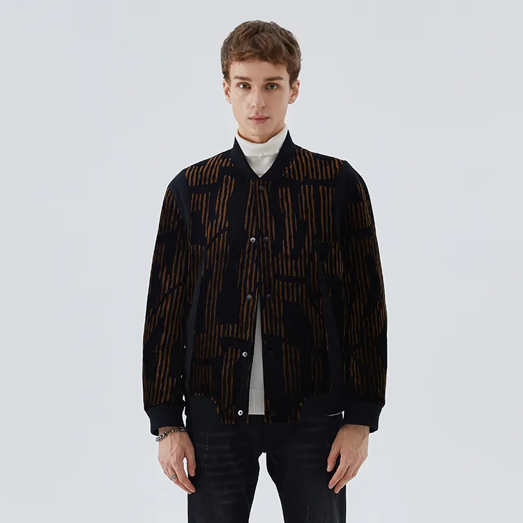 DAVID NAMAN Down Jackets Men Camel-2