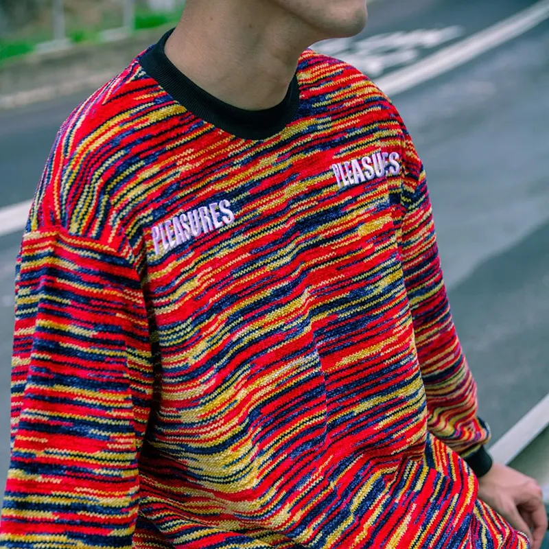 PLEASURES Omaha Knit Sweater-6