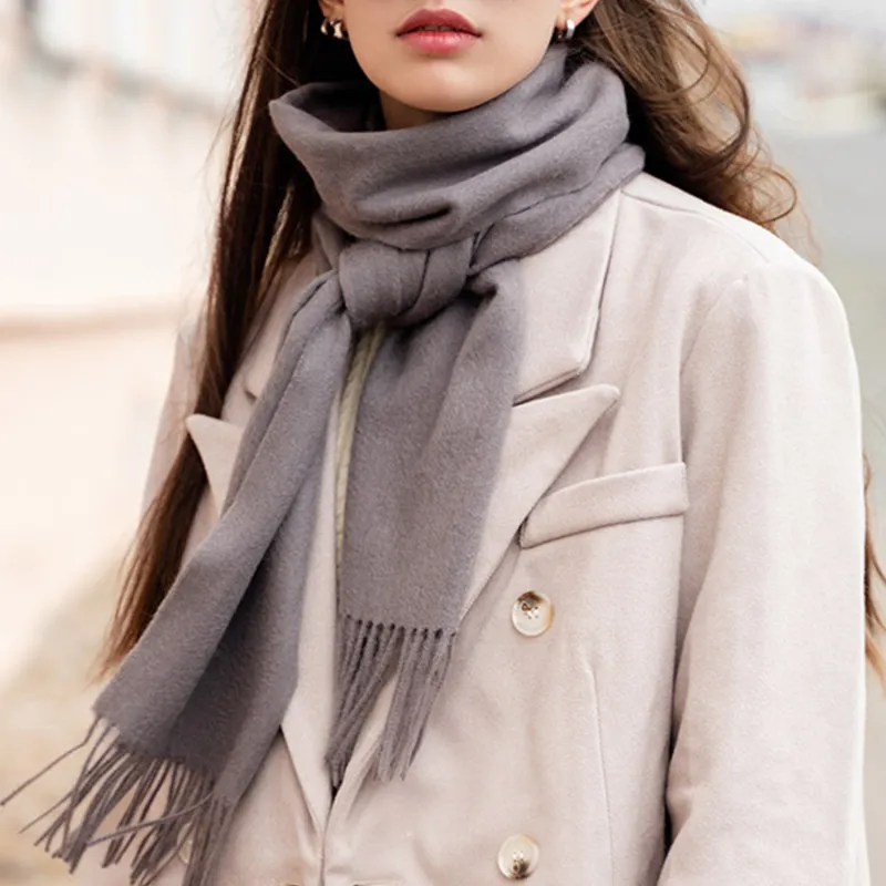 STYLEJING Knit Scarves Unisex-5