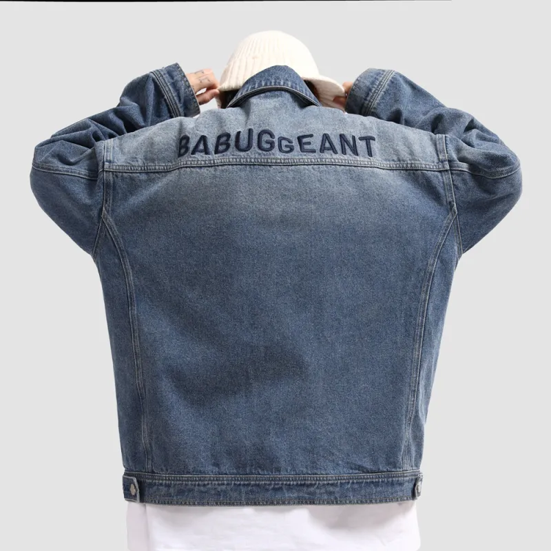 BABUGGE Denim Jackets Unisex-4