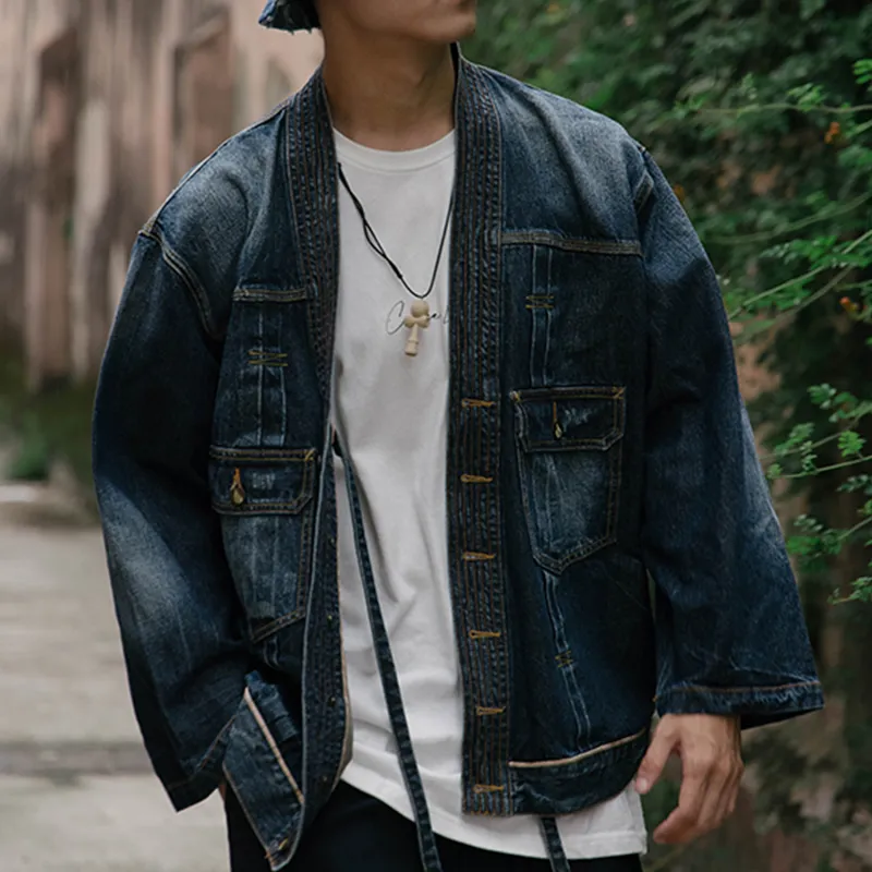 TEKABLU Jacket Unisex Denim Blue-1