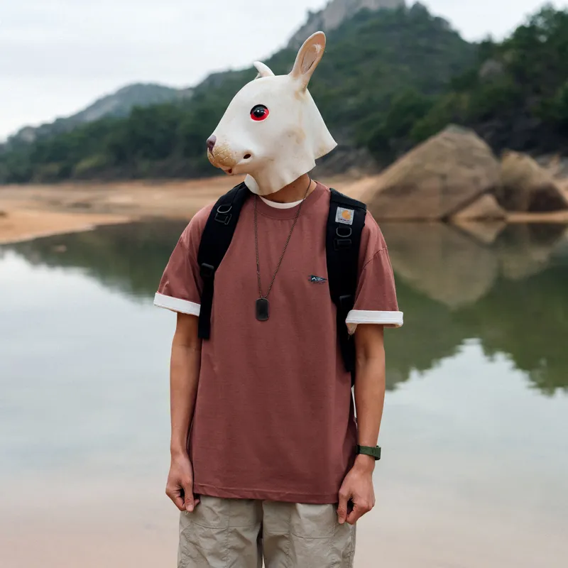 Rabbit House T-Shirts Men-7