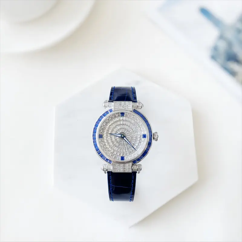 TIELBO Radiant Collection Mechanical Movement Watch Men's Watches White Dial T822-1-1