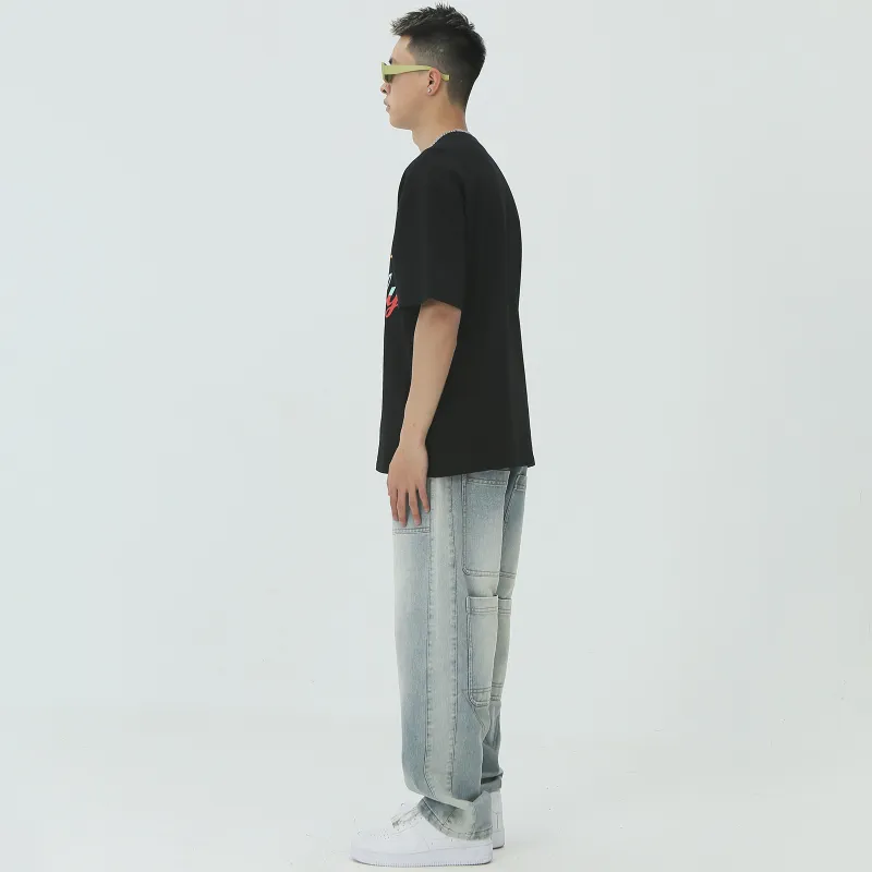 PASET Jeans Unisex Vintage Blue-4
