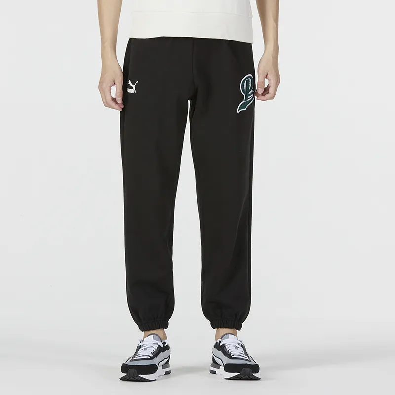 PUMA Knitted Sweatpants Men Black-3