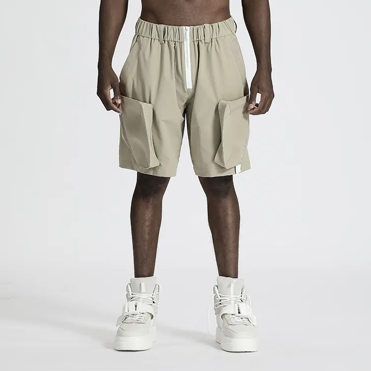 NORVINCY Loose Fit Multicolor Casual Shorts Unisex-12