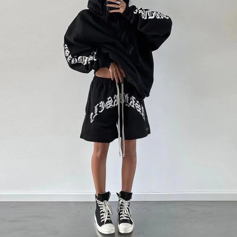 Askyurself Casual Shorts Unisex Black-3