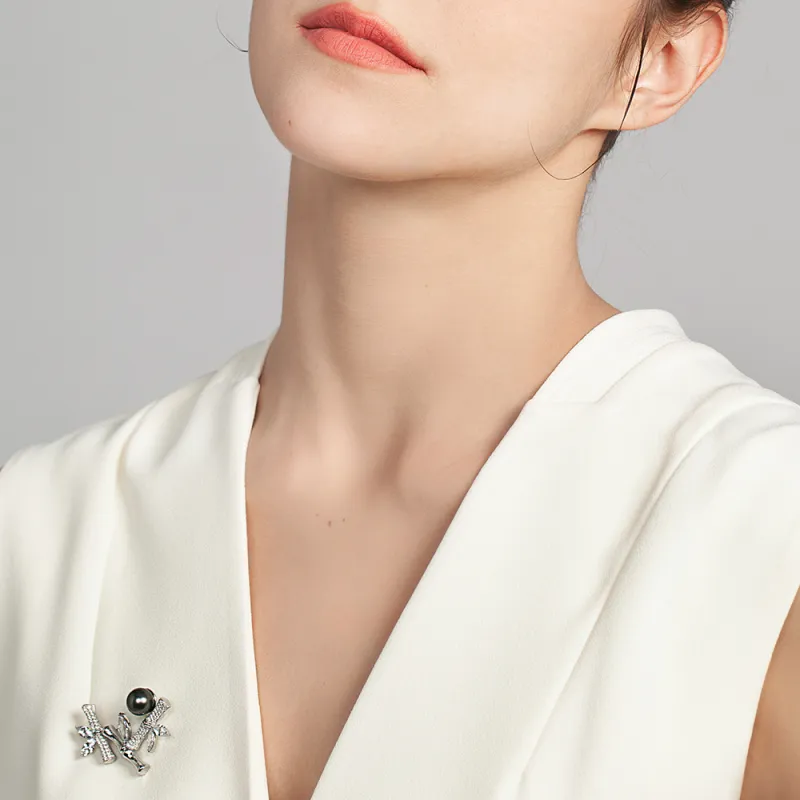 CLORIS YING Pearl Brooches Women's-4